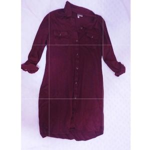 Velvet Maroon Dress (Used)